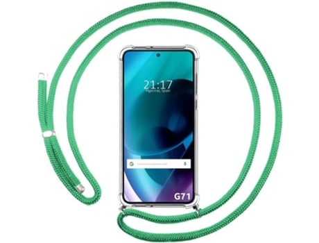 Carcasa Motorola Moto G71 5G TUMUNDOSMARTPHONE Colgante Verde