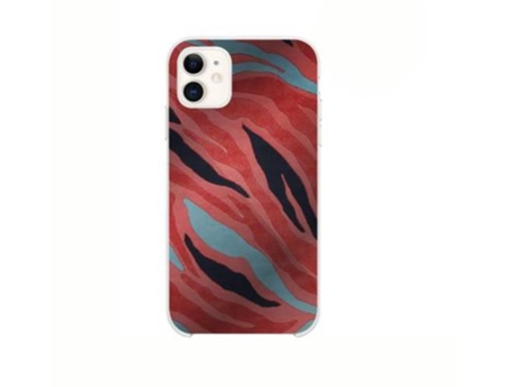 Funda para iPhone XR/11 BIGBEN CONNECTED Piel Sintética Multicolor