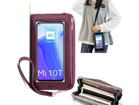 Carcasa Xiaomi Mi 10T Touch Rojo Vino
