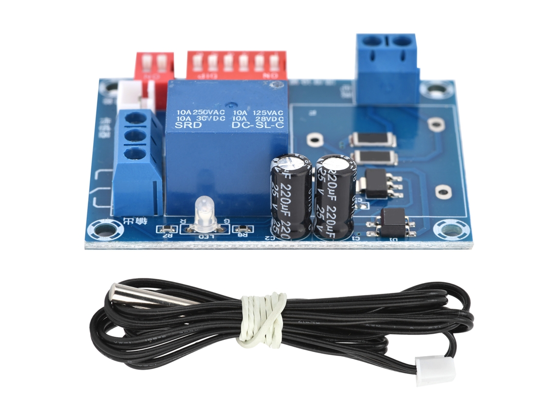 Controlador De Temperatura De Alta Precisão Estável Com Chave Dip Para Dissipação De Calor 12v