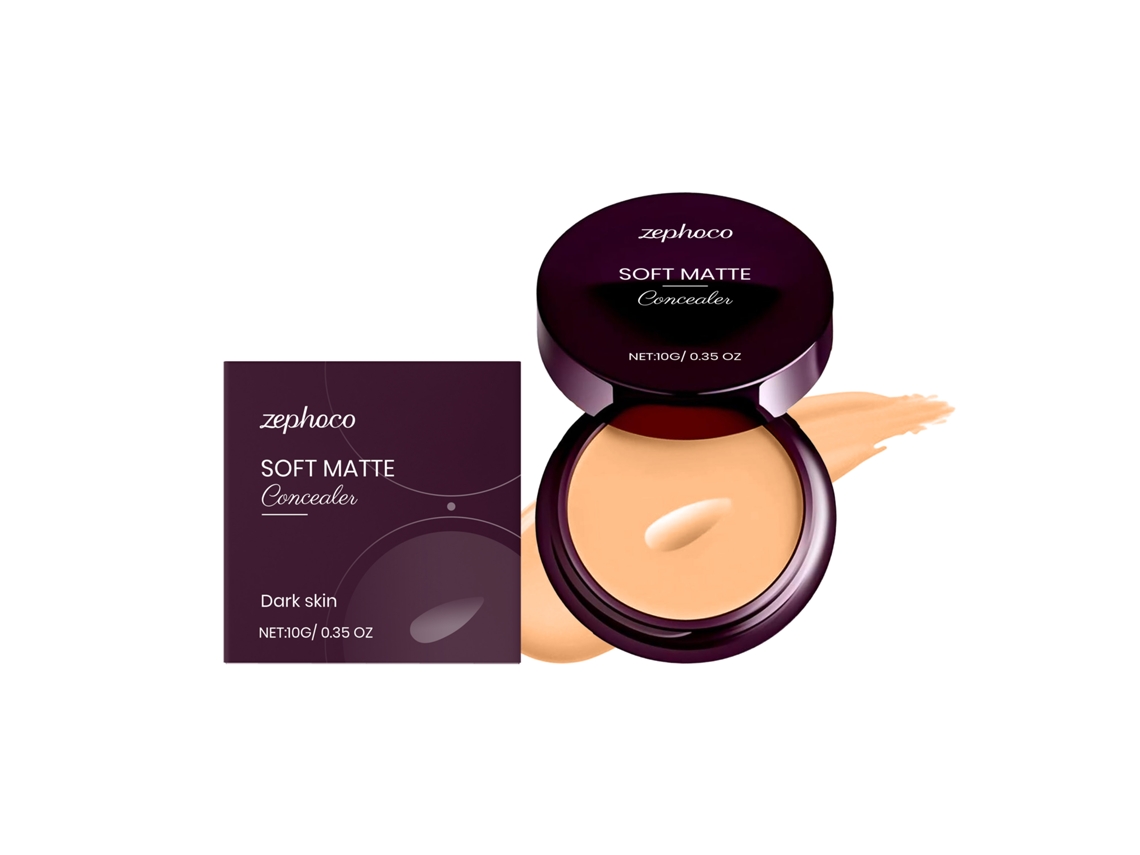 Corrector iluminador profundo, resistente al agua.