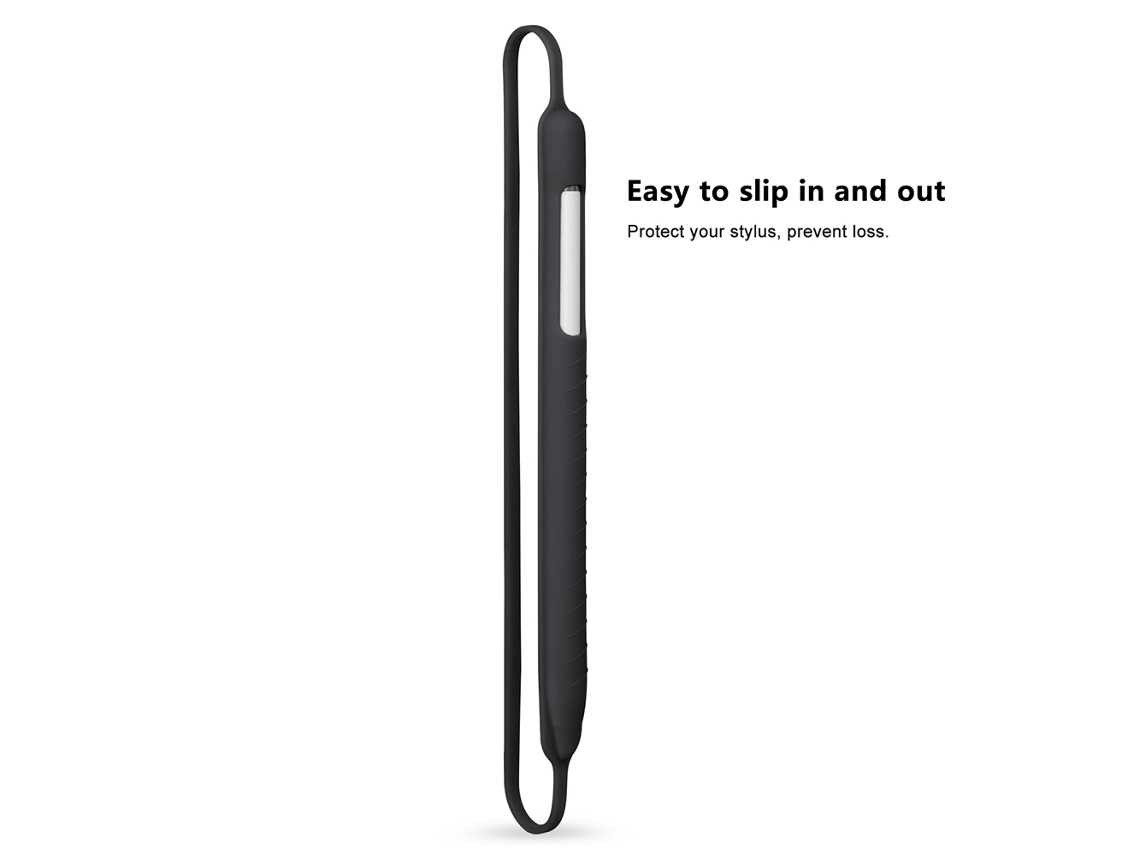 Capa Protetora De Silicone Para Caneta Estilográfica Apple Pencil 1ª E 2ª Geração Anti-choque Anti-arranhões