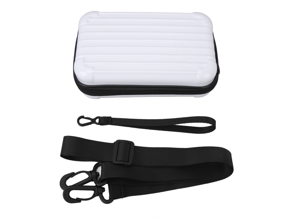 Estuche Rigido Protector Portatil De Almacenamiento En Pu Para Osmo Pocket 3 Blanco