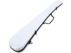Estuche Portátil De Gran Capacidad Para Arco De Violonchelo, Fabricado En Fibra De Carbono Blanca Y Compuesto.
