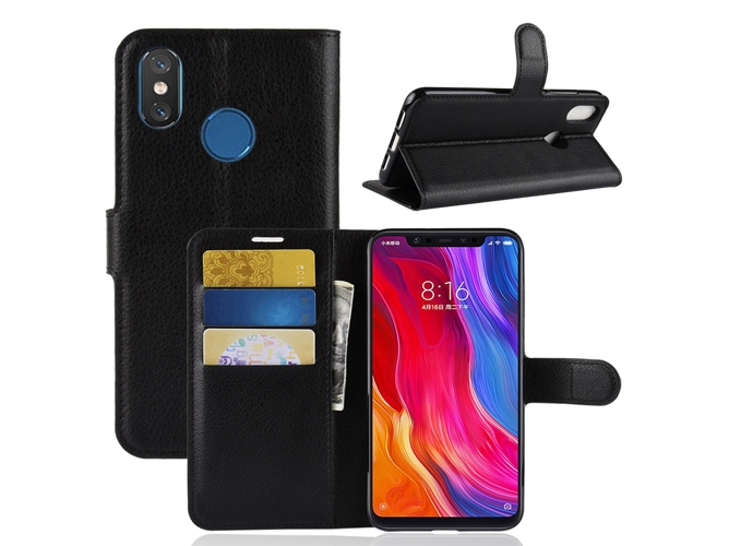 Funda Xiaomi Mi 8 SE MULTISHOP Book Negro