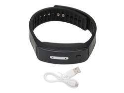 Pulsera Repelente Ultrasónica Usb Inteligente Recargable, Ajustable, Para Adultos Y Niños, Color Negro.