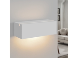 Aplique de pared de yeso blanco para interiores G9, moderno, para pasillo, escalera, arriba y abajo, Nettlife