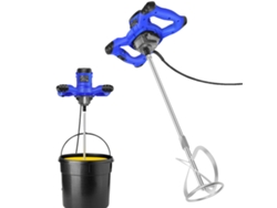 Hormigonera, motor de 2600 W, 6 velocidades ajustables, ligera con un peso de 3,8 kg, asas dobles ergonómicas, protección contra sobrecalentamiento de fábrica.