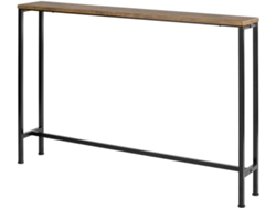 Mesa de Entrada SOBUY (Marrón, Negro - 120x20x80 cm)