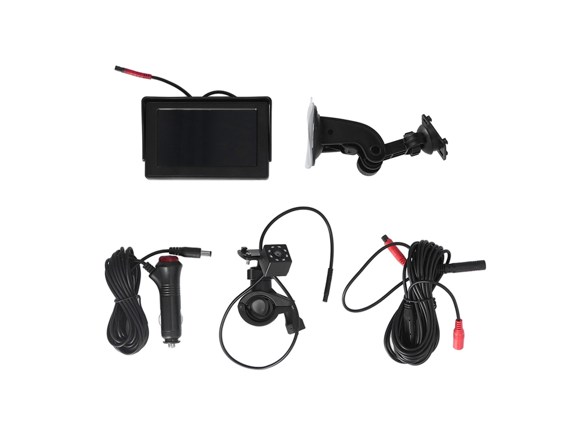 Monitor Para Coche Para Bebé, Cámara Trasera, Visión Nocturna De 140°, 4,3 Pulgadas, Fácil Ajuste.