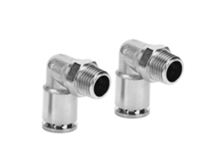2026velora-2 Piezas Conector Rápido Neumático De Latón Niquelado Ángulo Recto Hilo Bspp 1/8in