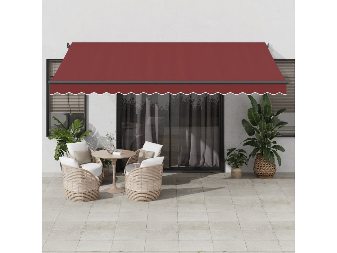 Toldo retráctil manual 450x350 cm Bordã´ Dkd Home Decor