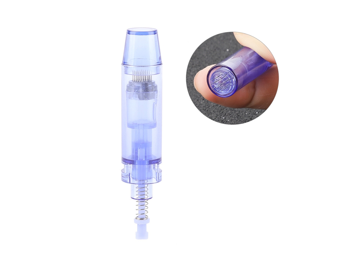 Cartucho de microagujas eléctricas para rotación y tatuaje de cejas.