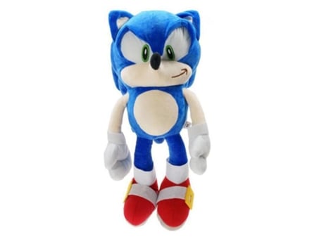 Animal de Dibujos Animados Suave, Muñeco de Peluche Sónico Relleno, Para Bebé 45Cm Sonic Azul