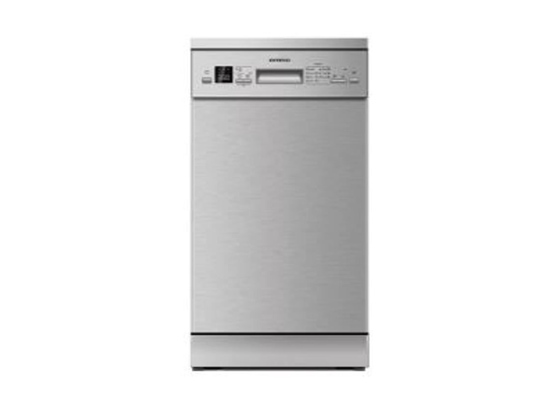 Lavavajillas Infiniton Diw A45i, 45 cm, E, 10 cubiertos, tercera bandeja, acero inoxidable