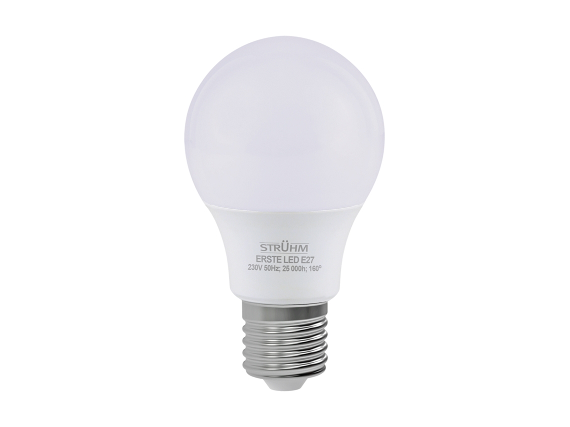 Bombilla LED estándar E27 de 8W y 740lm, luz blanca neutra - STRUHM