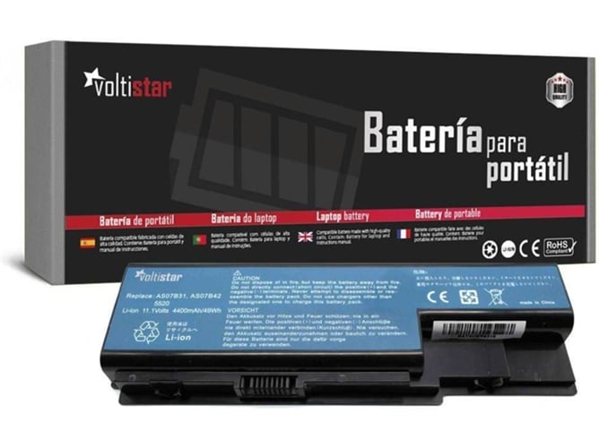 Batería para Portátil VOLTISTAR Acer Aspire 5720G 5720Z 5720Zg 5730G 5730Z 5730Zg 5739