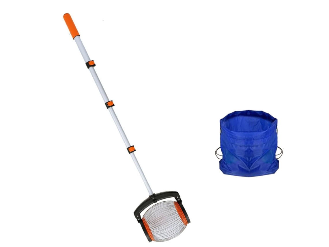 Herramienta Recolectora De Nueces Acorn Picker Upper Roller Multifuncional Para Walnuts, Hickory Y Castañas De 3/4in A 1.5in