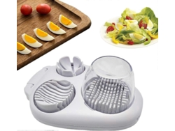 Cortador de huevos, separador de huevos, acero inoxidable, para cortar huevos y cáscara de berenjena - Rosewell
