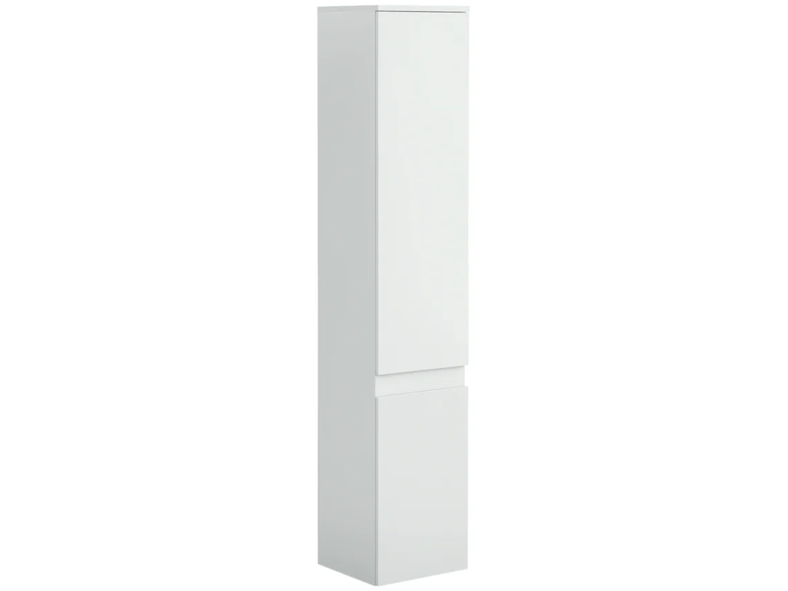 Columna Baño 2 Armarios 3 Estantes Ajustables 30x28x152,5cm