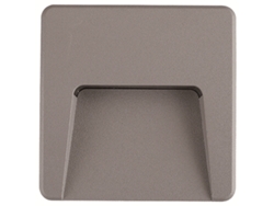 Luz de pared cuadrada LED 3W IP65 Sun 120x120 mm VITO LIGHTING