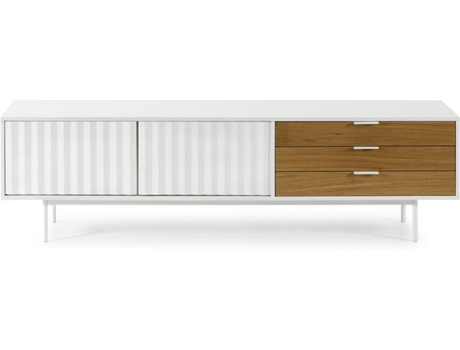 Mueble TV BAZAR MONDIALE Sierra (Blanco - MDF - 180x40x52 cm)