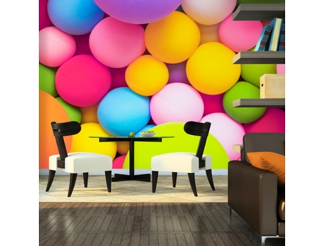 Papel Pintado Colourful Balls 350x245