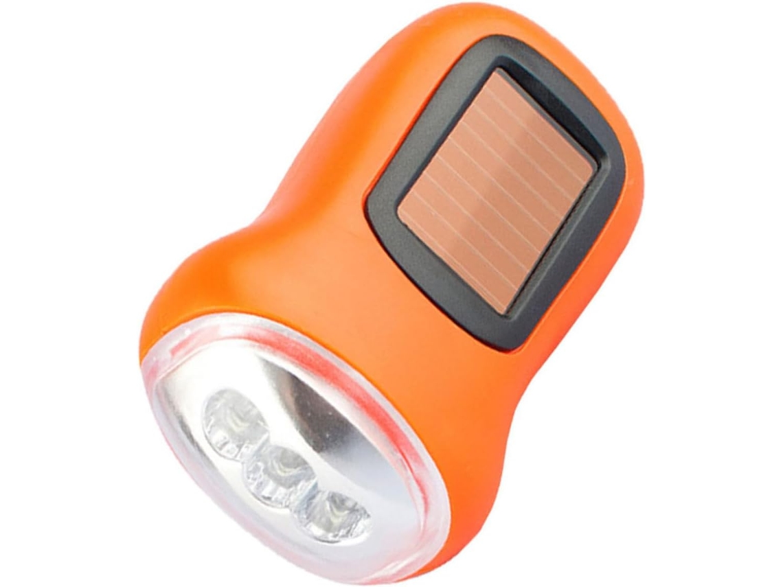 Linterna Led Multifuncional Recargable Con Manivela, Alimentada Por Energía Solar, Resistente Al Agua Y
