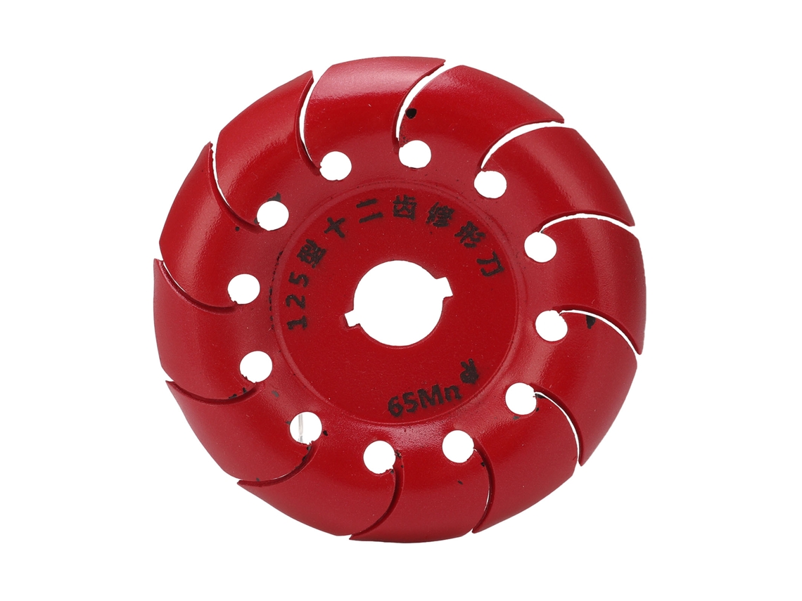 Disco De Esmeril Angular 90mm 12 Dentes Para Carving E Polimento Em Madeira - Madeira