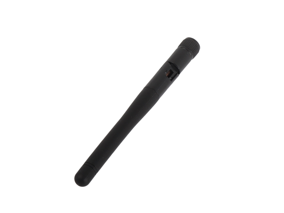 Antena Wifi omnidireccional de 2,4 GHz, ganancia de 3 dBi, conector macho SMA para router, luz dorada