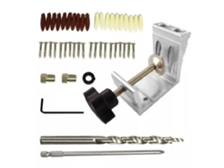 Kit De Herramientas De Carpintería Con Localizador De Agujeros Oblicuos Y Broca Para Perforación De Precisión.
