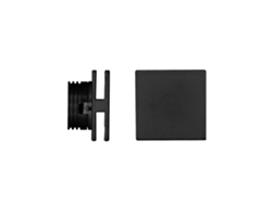 Foco empotrable LED para escalera Port Beneito Faure, 4 W, luz cálida 3000 K, 120°, cuadrado, negro