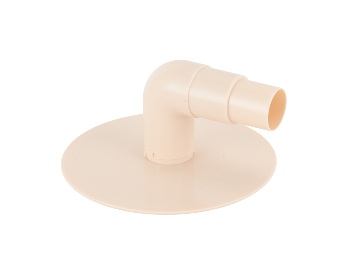 Placa Adaptadora Para Aspiradora De Piscina Hydrotools 8929 Con Codo Para Manguera