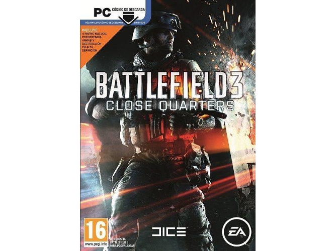 Juego PC Battlefield 3 Close Quarters Code