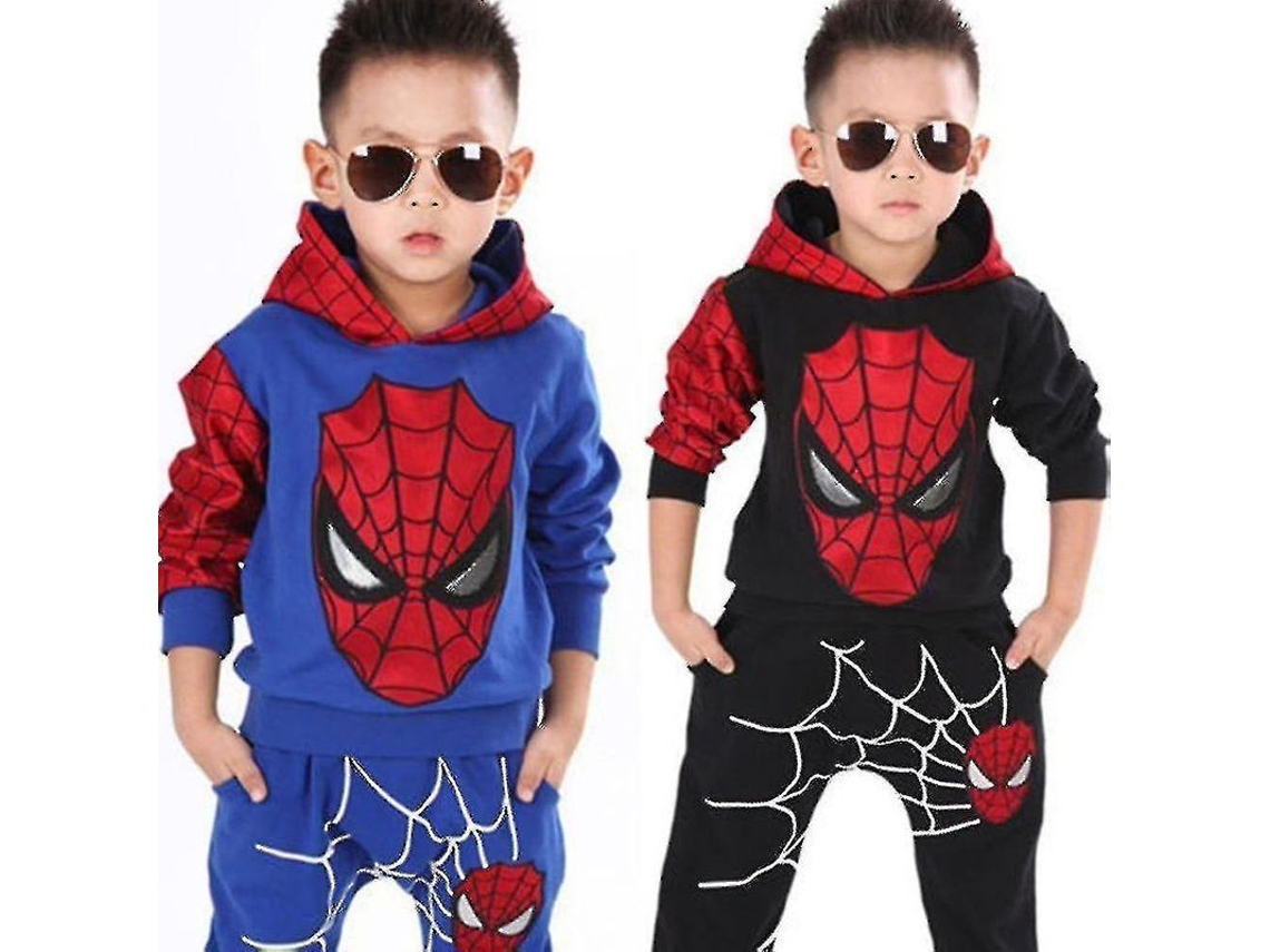 Conjunto De Sudadera Con Capucha Y Chándal Deportivo De Spider-man Para Niño