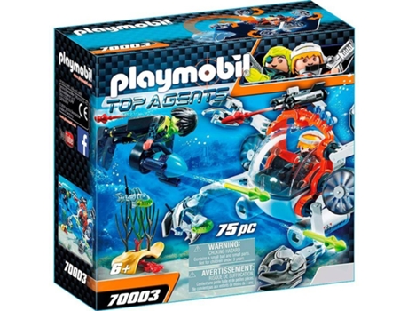Playmobil PLAYMOBIL Spy Team Sub Bot (Edad Mínima Recomendada: 6años)