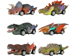 Dinosaur Toy Coches Retráctiles Paquete De 6 Dino Juguetes Para Coches Retráctiles Juegos De Dinosaurios Con T-Rex CHRUI