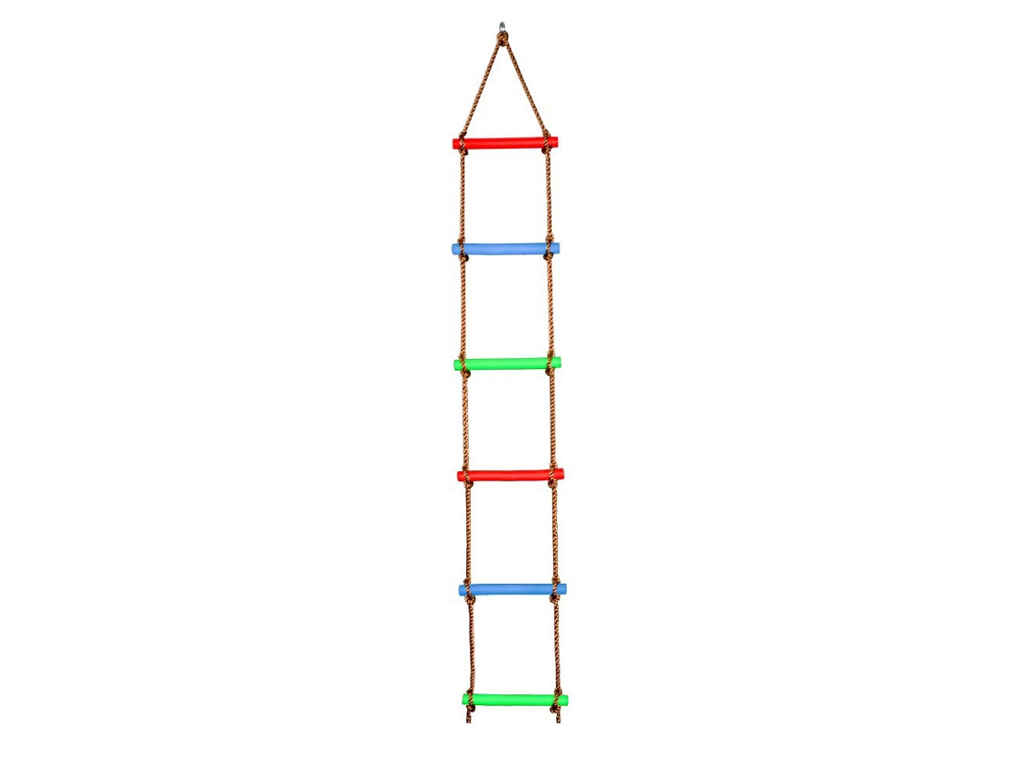Escalera De Cuerda Para Niños, 6 Peldaños, Equipo De Ejercicio Al Aire Libre, Juguete