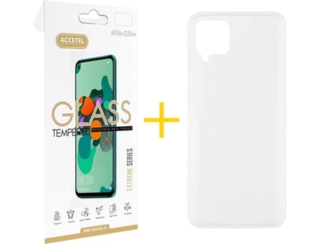 Carcasa + Protector de Pantalla para Huawei P40 Lite ACCETEL Transparente Mate