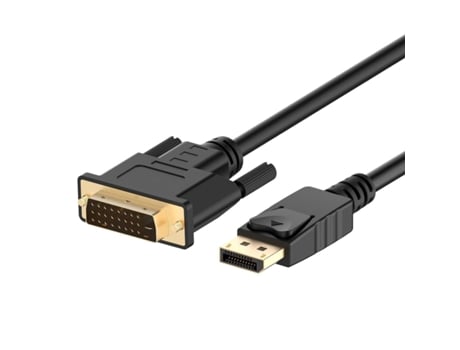 Adaptador de cable de video Ewent Ec1443 5M Displayport Dvi-D negro
