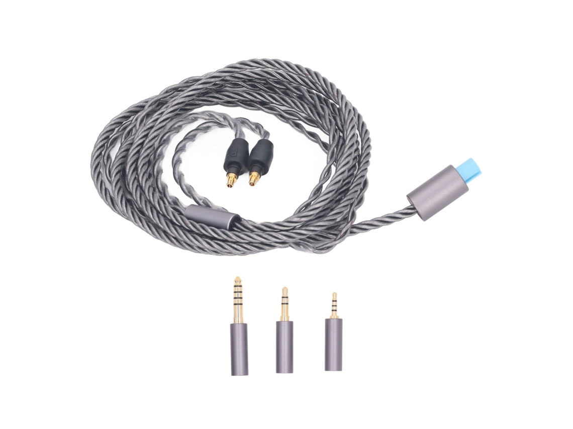 Cable De Audio De Repuesto De Alta Calidad Con Conectores De 3,5 Mm, 2,5 Mm Y 4,4 Mm Para Auriculares Sennheiser Ie40 Pro.