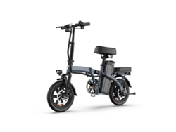 Bicicleta eléctrica plegable Urlife F1l de 14 pulgadas con motor de 250 W y batería de 48 VE y 7,5 Ah.
