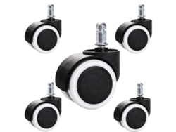 Ruedas Poliuretano 50 Mm Giratorias Para Muebles Ideal Para Uso