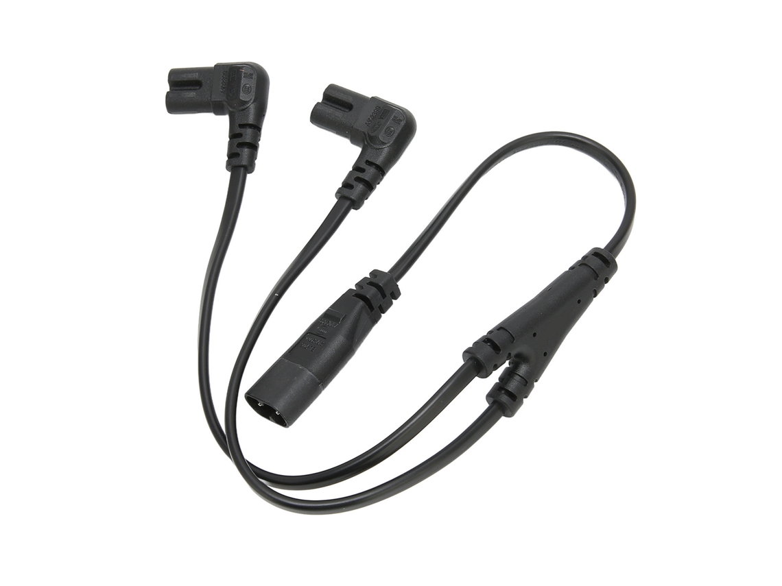 Cable Divisor De Alimentación Iec320 C8 Macho A 2 C7 Hembra, 1 Entrada, 2 Salidas, 250 V