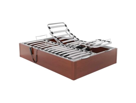 Canapé AZNAR Abatible Articulado Con Motor Ankara Altura 34 Cm - Nogal - 160X200Cm (2 De 80X200)