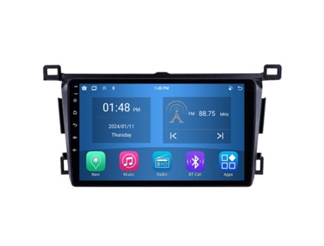 Autoradio 4GB RAM64GB ROM ROVERONE para Toyota RAV4 4 XA40 5 XA50 2012 - 2018 CarPlay Android Coche Radio Bluetooth Navegación