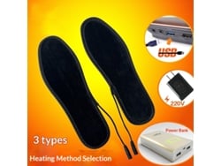 Tengoo Palmilhas Aquecidas Usb Recortáveis Laváveis Inverno 3 Modos Aquecimento Motociclismo Ciclismo Esqui Caminhadas