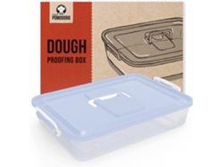 Chef Pomodoro Pizza Box Box 14 X 11 Polegadas Contêiner de Massa de Pizza Se Encaixa em 4-6 Bolas de Massa Azul