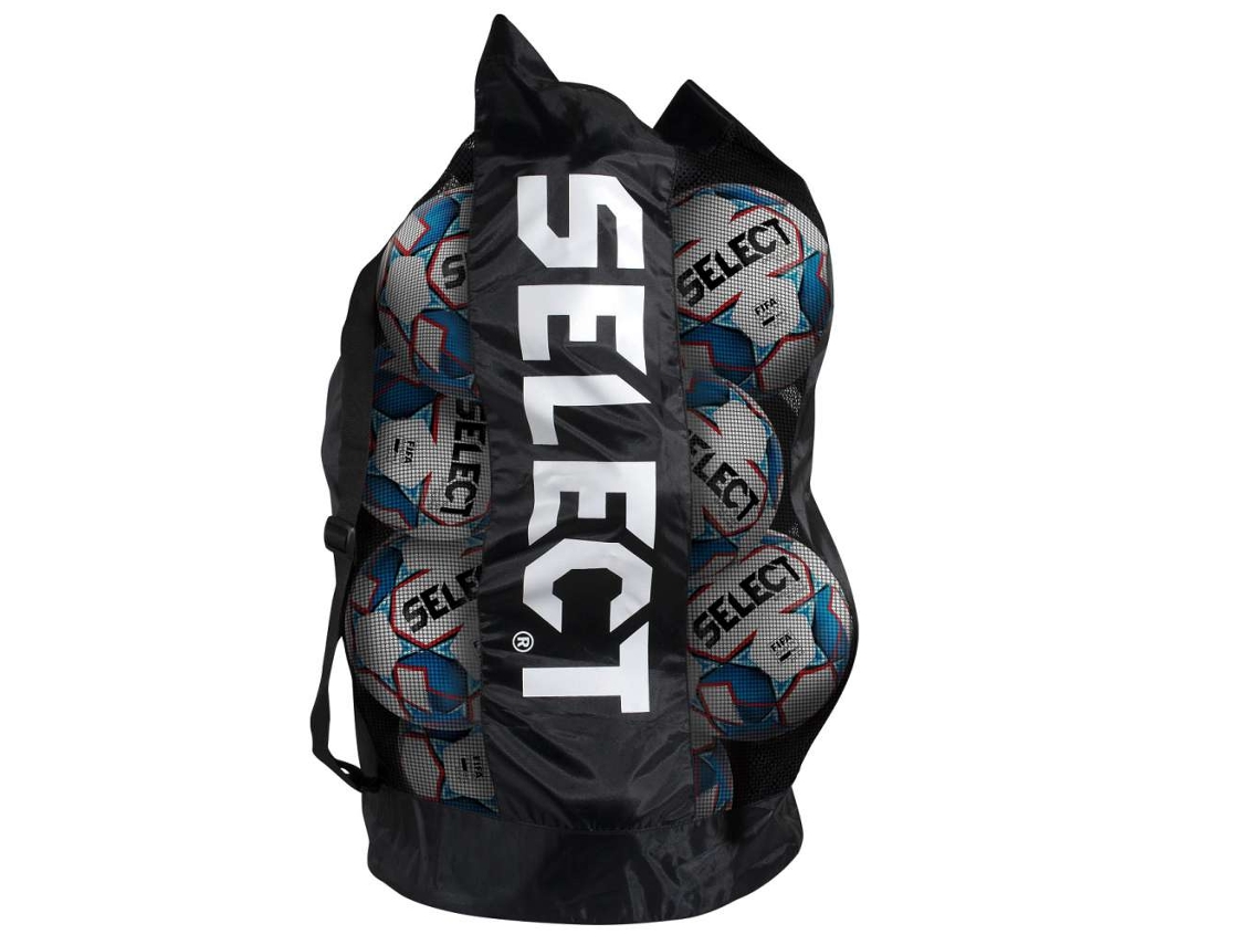 Bolsa de Pelotas SELECT 10-12 Pelotas (Negro - Poliéster - Talla Única)