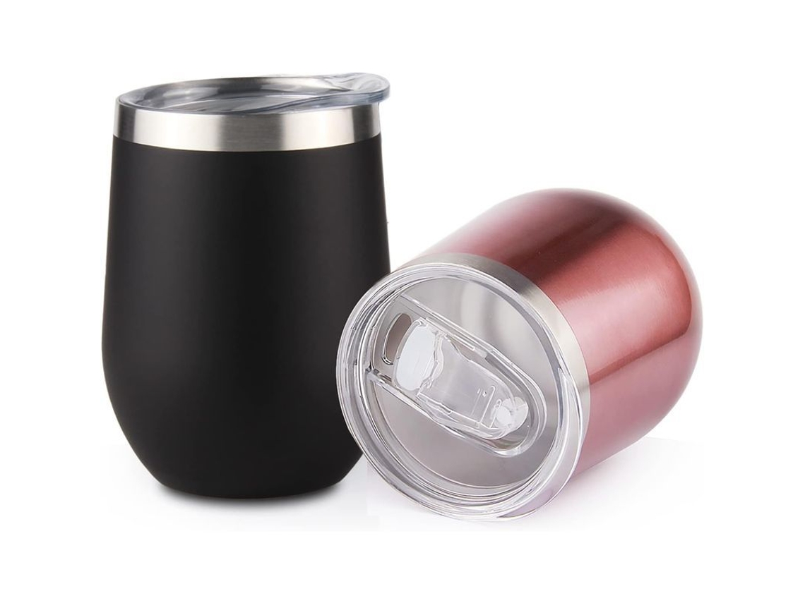 2026-vaso Termo Acero Inoxidable Doble Pared Para Café Vino Bebidas Calientes Camping Viaje Con Tapa